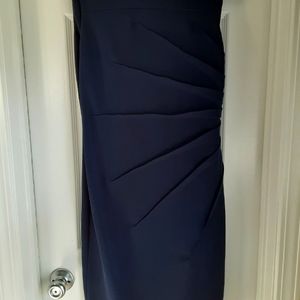 Calvin Klein Sunburst Sheath Dress Navy